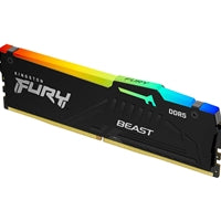Kingston Fury Beast KF556C40BBAK4-128 128GB (32GB x4) DDR5, 5600MHz, CL40, DIMM, RGB, System Memory Kingston Fury Beast KF556C40BBAK4-128 128GB (32GB x4) DDR5, 5600MHz, CL40, DIMM, RGB, System Memory